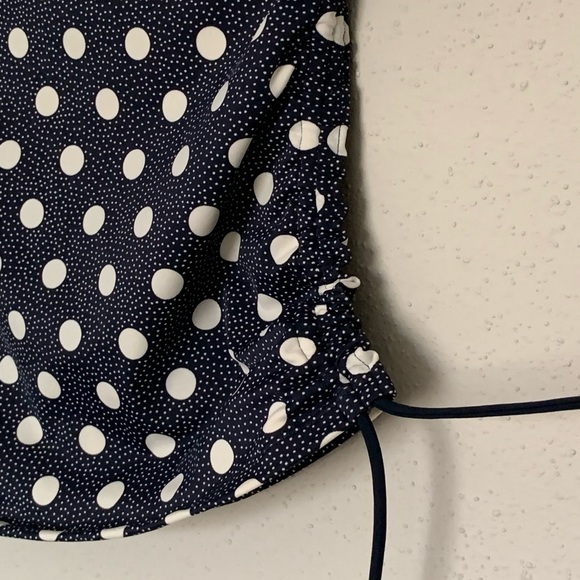 NEW Boden Amalfi Tankini Polka Dot Swimsuit Top Size 4 - Picture 5 of 12